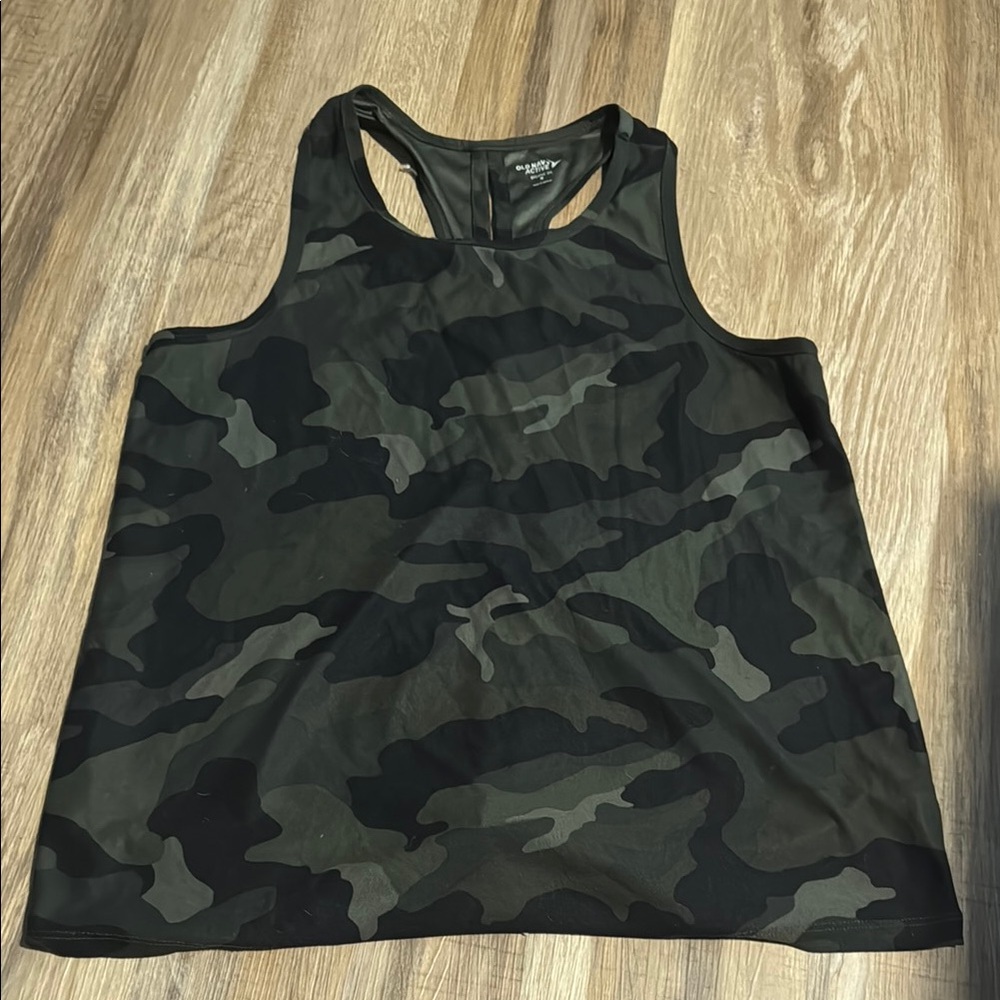 Army Green Camo Women's Tank Top